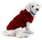 smalllee_lucky_store Hundepullover Hundestrickjacke Hoodie Wintermantel Warm Pet Kleidung für kleine Hunde Welpen Mops Französisch Bulldoggen rot XL