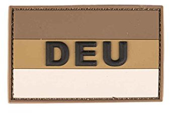 Mil-Tec BW Patch 3D DEU PVC m. Klett Large Desert