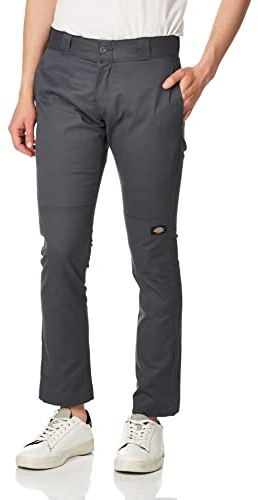 Dickies Men's Skinny Straight Double Knee Work Pant Work Utility Pants