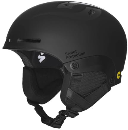 Sweet Protection Unisex – Erwachsene Blaster II MIPS Helmet Ski/Snowboard, Dirt Black, SM