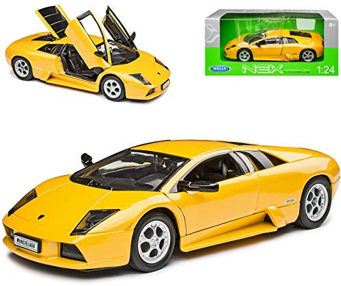 alles-meine.de GmbH Lamborgihini Murcielago Coupe Gelb 2001-2010 1/24 Welly Modell Auto