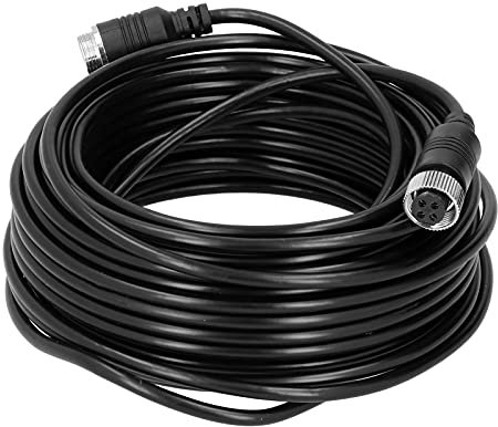 Câble D'extension Vidéo de Voiture à 4 Broches Câble D'aviation Vidéo Câble D'extension D'alimentation Cc 12v pour Moniteur de Bus de Camion Automatique(5m),Fil Et Câble