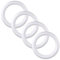 TOPBATHY Ringe 4 Stück Ring Styroporkranz Kranz Rohling Styropor 30cm 40cm Metall Draht Kranz Rahmen Osterkranz DIY Kunsthandwerk Valentinstag Ostern Deko Kind Schaum Weiß Modell Hochzeit
