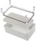 YETLEBOX Wasserdichte Elektrobox mit Montageplatte, 250 x 150 x 100 mm, IP67 Abzweigdose, staubdicht, transparente Abdeckung, Kunststoff, DIY, elektrische Projektgehäuse, 24,9 x 15 x 9,9 cm
