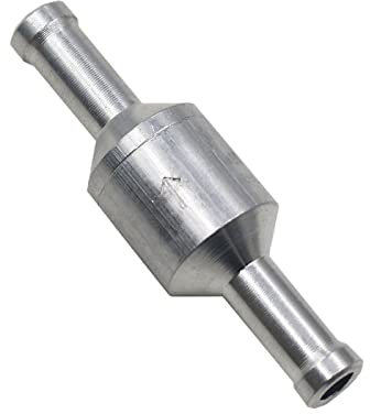 6/8/10/12 mm Aluminiumlegierungsventil Rollover Breather Fuel Syetem Druckentlastungsventil Diesel Benzin Rückschlagventil,6mm 1PCS