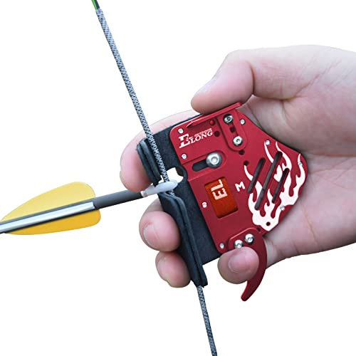 Elong tir à l'arc Arc Classique Languette en Cuir véritable + Plaque en Aluminium protège-Doigts réglable équipement de Protection pour la Main Droite