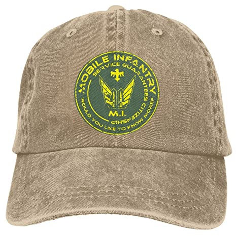 456 Trucker Baseballcap Mobile Infantry Starship Troopers Capatmungsaktive Mütze Washed Baseball Cap Verstellbare Golf Hüte Für Damen Running Tennis