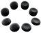 DLseego Tappo per impugnatura per pollice compatibile con Valve Steam Deck 2021, tappo per joystick morbido adatto a Steam Deck, custodia protettiva per joystick per deck a vapore - Nero