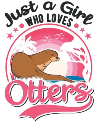 Otter Tagesplaner: Otter Mädchen Fischotter Seeotter / Kalender 2023 & 2024 / Wochenplaner Tagesplaner Planer / Planungsbuch To-Do-Liste / 6x9 Zoll / 100 ausfüllbare Seiten