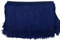 10cm x 2m Fransenborte Fransenbordüre Fransenband Dekoband Tanzfransen Schnittfranse Seide Quaste Fransen-Borten Bänder zum Nähen,DIY Basteln,Kleidung Dessous Kostüme Vorhänge Dekoration,Navy blau