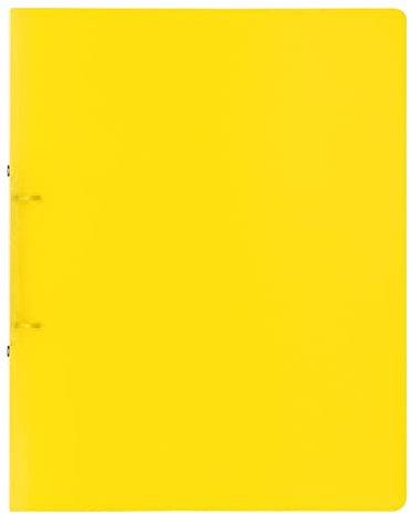 NEU BRUNNEN Ringbuch FACT!pp mit 2 Ringen, DIN A4, 16mm Füllhöhe, gelb