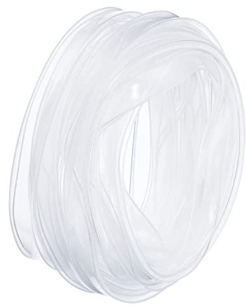 YOKIVE 1 Pc Silikon Rohr Hülse Gummi LED Rohr Streifen Wasserdicht Staubdichte Abdeckung Ideal für Büro Haus (Klar Passt für 12mm Breit Streifen 5m Länge)