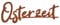 Deko Kind - Osterzeit Schriftzug - 16x6cm - Wetterbeständig - Edelrost - Rost Gartenstecker - Metall - Gartenfigur - Rost Deko - Osterdeko - Frohe Ostern - Osterfest