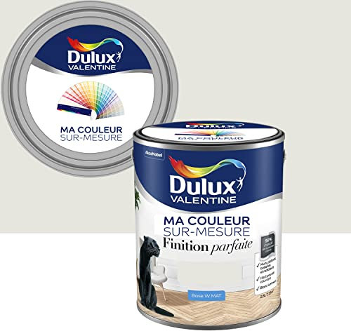 Ma Couleur Sur-mesure par Dulux Valentine – Peinture Intérieure Murs, Plafonds, Boiseries - Finition Parfaite - 98% d'opacité - Mat Coeur d'Amande 2,5 L - Palette Bien être