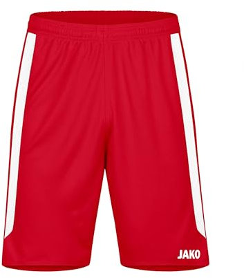 JAKO Herren Sporthose Power, Rot/Weiß, L