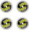 Diamond Concrete Cutting Grinding Disc 75mm - 4pcs Disc Cutter for Granite Marble Concrete Masonry Quartz Artificial Stone for Arbor 10mm Angle Grinder SANLEETEK