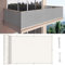 Balkon sichtschutz 80 x 250 cm Wind HDPE UV-Schutz Balkon Sichtschutz Balkonverkleidung mit Ösen und Kabelbinder für Balkon Zaun Terrassen Garten, Weiß