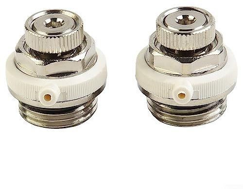 1/2 for BSP Automatic Air Vent, Auto Cut-off Self Bleeding Radiator Valve 1/2/3/5pcs, Automatic Bleed Valve for Radiators, 2pcs