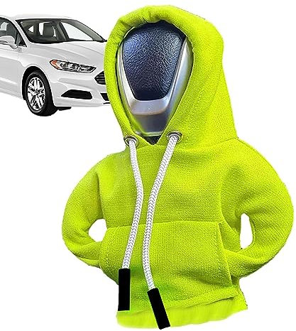 Fivetoo Schaltknauf Hoodie - Lustiger Kapuzenpullover für Auto-Shifter Mit Verstellbarer Schalthebelabdeckung für Automobile