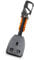 Socket Tester Holder Pro: Secure & Organize Your Electrical Tools with R1 + R2 Link and Carabiner Clip black and orange