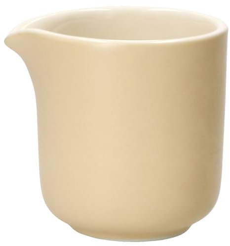Ritzenhoff & Breker Jasper Milchkännchen Vanille I 140ml I Sahne-Kanne aus Steingut I Gießer für Kondens-, Soja- oder Mandelmilch I Alternativ für Soße oder Dressing I schickes Kaffee-Zubehör