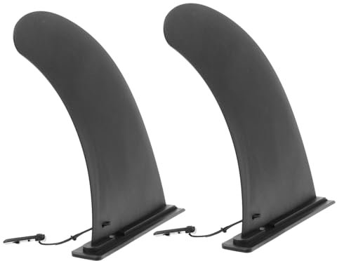 Toddmomy 2st Surfbrettflosse Paddelflosse Longboard-mittelflosse Surfbrett-heckruder Surfbrett-wasserabscheider Surfbrett-mittelflosse Surfbrett, Paddleboard Plastik Propeller Aufschnappen