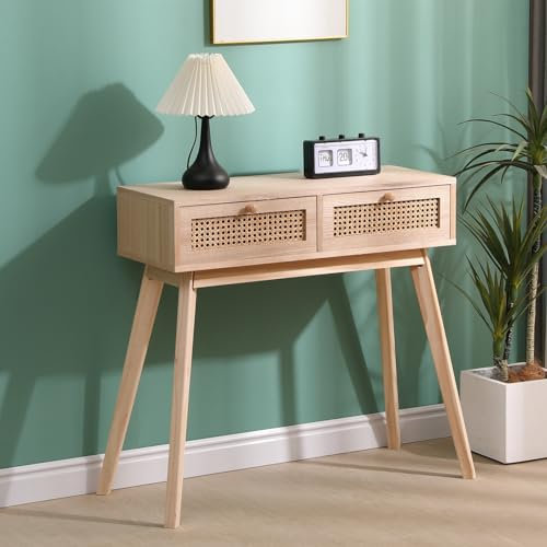 spot on dealz® Console Tables for hallway slim side table Living Room Tables Narrow Hallway Furniture Cabinet with Drawers Hall Table Indoor Storage Unit Decor