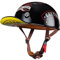 Moto Casquette De Baseball Demi-Casques De Moto Scooter Cyclomoteur Casques À Face Ouverte Hommes Et Femmes Casque Mobylette Moto Bols ECE Homologué Vintage Casque Jet 6,XL:61-62CM