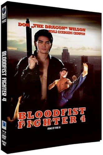 BLOODFIST FIGHTER 4 - RING OF FIRE 2 - BLOOD AND STEEL - MEDIABOOK - Cover B - limited 222er BLU-RAY + DVD Edition