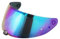 Helmvisier für i70 i10 HJ-31,Motorradhelm Visier,Motorrad Windschutz Helm Objektiv Visier,Vollgesichts Helmlinsenvisier Motorradhelm Zube (Regenbogen)