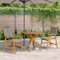 Somanki 3-TLG. Garten-Essgruppe Massivholz Akazie, Esstisch Mit Stühlen Set, Gartenmöbel Sitzgruppe, Balkon Möbel, Gartenlounge Set, Terrassenmöbel, Balkonmöbel Set - 3283571