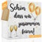 Servietten Schön Dass Wir Zusammen Feiern 100 Stück, Servietten Geburtstag Mann, 33 x 33 cm - 3-Lagige Weich