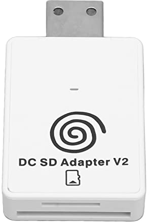 Generic Adaptateur de Carte Mémoire Dreamcast Lecteur de Carte Plug and Play pour Dreamcast, Lecteur de de Stockage Mémoire 128 Go avec Indicateur D'état LED