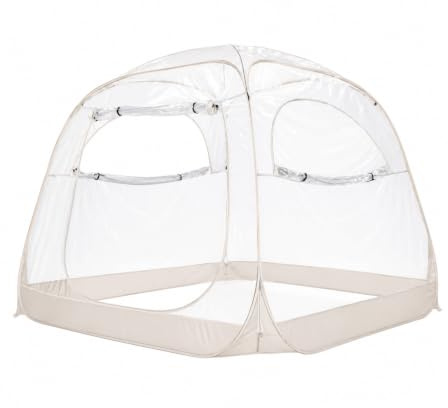 ARATERVIO Transparentes Bubble Tent 360° Panoramazelt, Pop-Up Kuppelzelt für Camping, Garten & Sternenbeobachtung