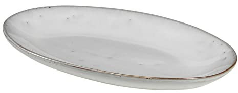 Broste Copenhagen 14533173 Nordic Sand Servierplatte, Steinzeug, 22cm