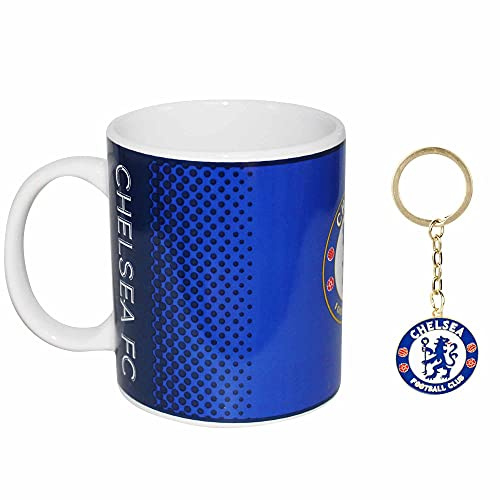 Chelsea Official FC Ceramic Mug & Keyring Set