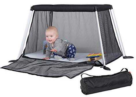 Phil & Teds Traveller v4 - Tragbares Babyreisebett, Schwarz