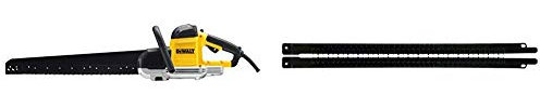 Dewalt Alligator Säge 1700 W DWE397 für Hochlochziegel (mit 430 mm Schnittlänge) + Alligator-Spezialsägeblätter (Arbeitslänge 430 mm, Zahnmaterial: HM) DT2976