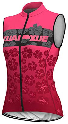 Uglyfrog Westen Damen Ärmellos Radtrikot Fahrradtrikot Fahrradbekleidung für Frau mit Elastische Mode Atmungsaktive Schnell Trocknen Stoff MJWL01F