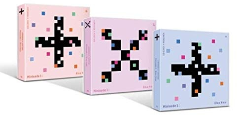 TXT Minisode 1: Blue Hour 3rd Mini Album VR Version CD + 128p Fotobuch + 2p Aufkleber + Lyric Papier + 43p hinter Buch + 1p Fotokarte + 1p Postkarte + Nachrichtenfotokarte + Tracking Kpop Sealed