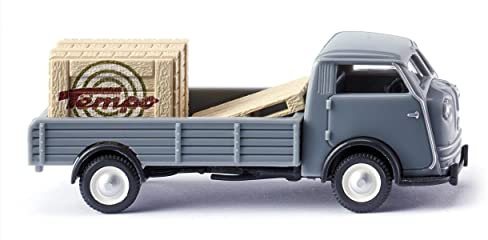 Wiking 033505 Tempo Matador Tiefpritsche fehgrau - Miniaturmodell Spur H0 1:87 - Kein Spielzeug!!