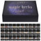 Tebinzi Craft Supplies Herbs, Kräuter Set, Kräuter Crystals Kerzen Starter Witch Kit Box, Witch Decor Wicca Altar Pagan Starter Crafts Set Für Wicca Craft Gifts