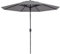 Madison Sonnenschirm 300cm Hellgrau Ampelschirm Gartenschirm Marktschirm