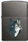 Zippo Sturmfeuerzeug - Modell Wolf Design - Grey Dusk Finish mit Color Image - Nachfüllbar - Wiederverwendbar - Windfestes Design - Geschenkbox - Made in USA