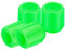 KAREN66 4 Stück Leuchtend Ventilkappen Auto Universelle Fluoreszierende Reifen Ventilkappen PKW Fahrrad Motorrad Ventildeckel (Green, One Size)