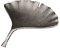 riess-ambiente.de Dekorative Schale Ginkgo 42cm Silber Handmade Metall