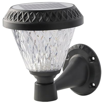VT-969 LED SOLAR WALL LIGHT WITH RF CONTROL CCT:3IN1 BLACK BODY IP44(D:160 x 230mm)