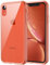 JETech Custodia per iPhone XR 6,1, Anti Ingiallimento Cover Case con Assorbimento degli Urti (Corallo)