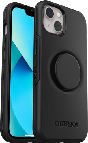 OtterBox + Pop Symmetry Series Handyhüllen Schutzhülle für iPhone 13 (nur), keine Einzelhandelsverpackung, Schwarz