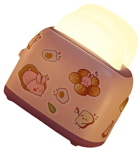 Ciieeo Room Night Light Night Light Crafts Toaster Night Light Decorative Night Light Kawaii Cartoon Night Lights Night Lamp Decor Small Night Light Cartoon Night Light for